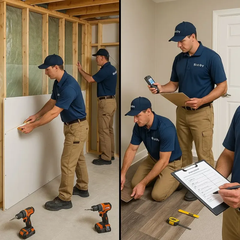Repairs and Reconstruction process in Clinton Township, MI
