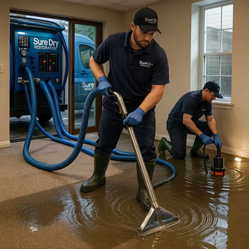 Water Extraction and Removal process in Clinton Township, MI